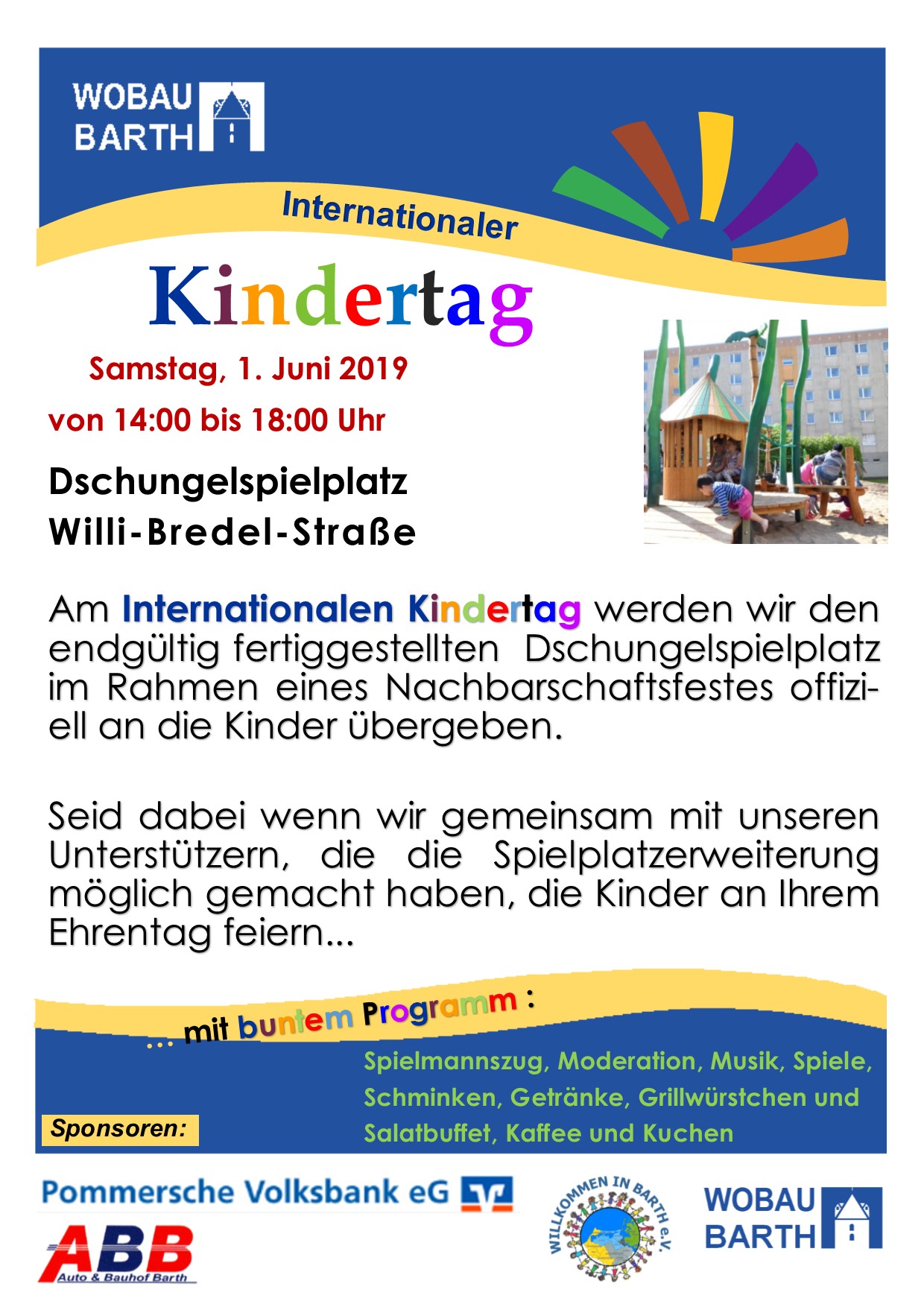 Kinderfest Barth Süd DIN A 4